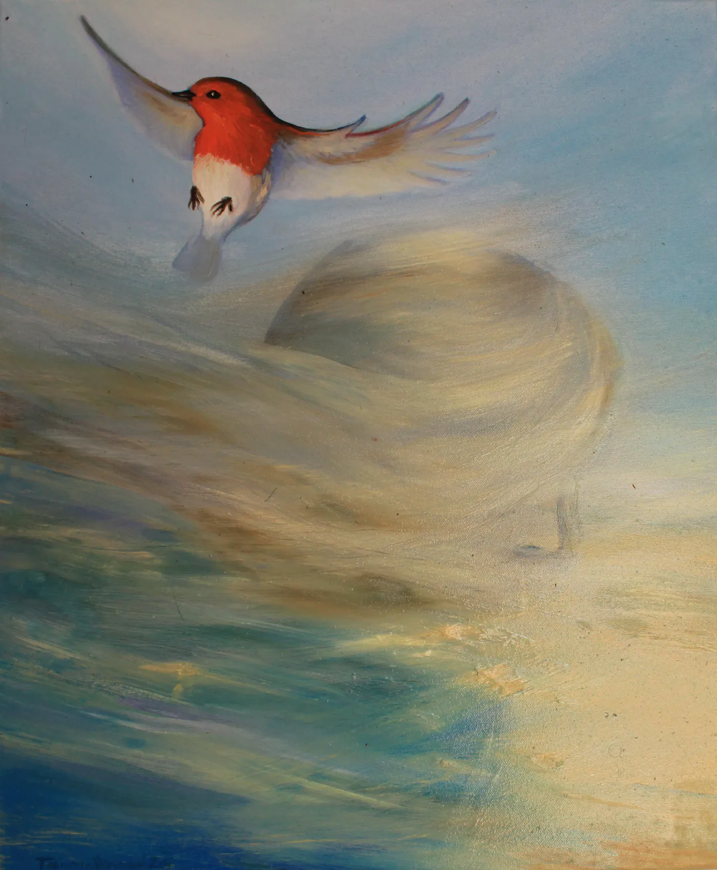 *Robin*, 2026
(oil on canvas)