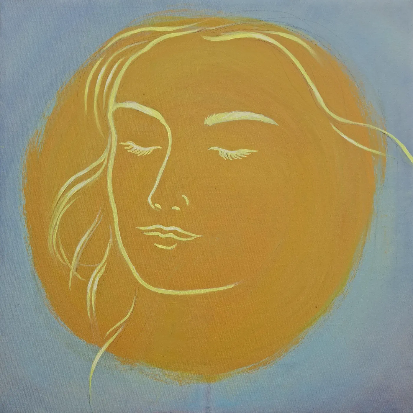 *Sun*, 2024
(oil on canvas)