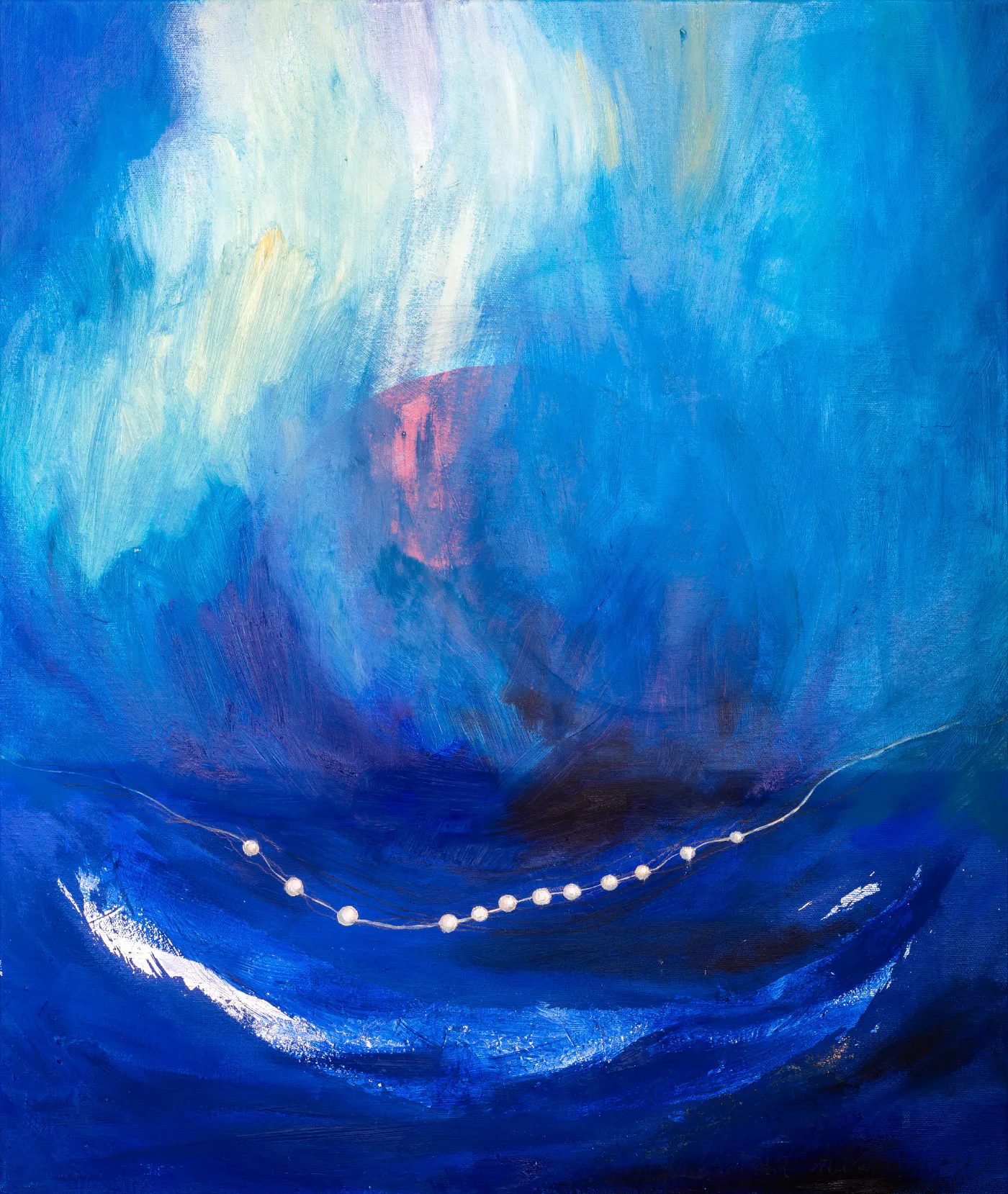 *Poklad na dně*, 2025
(olej na plátně)